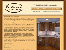 Tablet Screenshot of edgracewoodworking.com